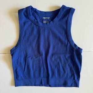 PacSun (Contour) Royal Blue Ribbed Tank Top